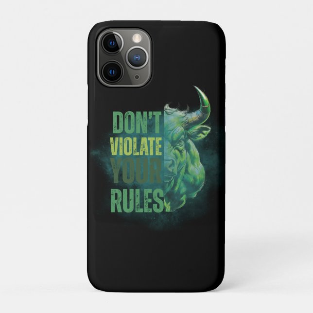 Stierdesign | Erinnerung | Motivation Case-Mate iPhone Hülle (Rückseite)
