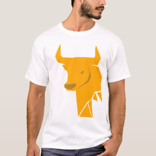 Stiergeschenk mit gelbem Stierkreiszeichen für Sti T-Shirt
