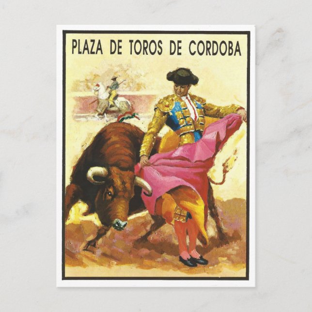 Stierkampf, Plaza del Toros, Cordoba, Spanien Postkarte (Vorderseite)