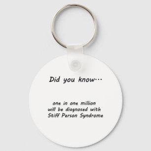 Stiff-Person-Syndrom - Wussten Sie das? Schlüsselanhänger