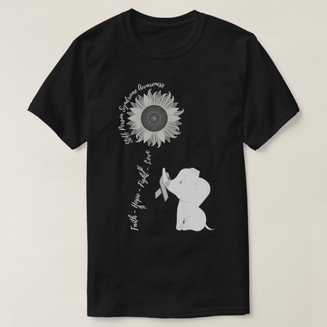 Stiff Person Syndrome Awareness Gehirn Rela T-Shirt (Design vorne)