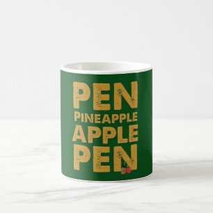 Stift-Ananas-Apple-Stift-Halter - lustige PPAP Kaffeetasse