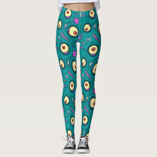 Stift das Monstermuster eines Auges Leggings