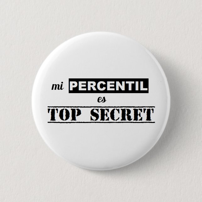Stift des geheimen Perzentils Button (Vorderseite)