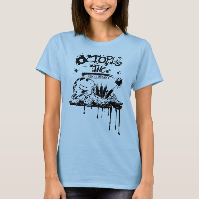 Stift-Firma Octopus Inc. T-Shirt (Vorderseite)