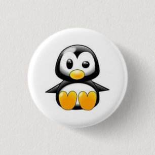 stift lebhafter Pinguin Button