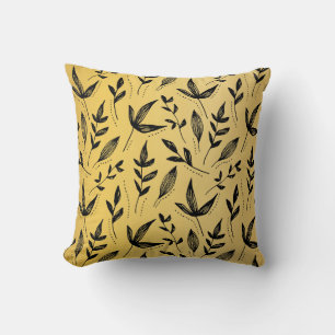 Stift Lesvfx Gold und Schwarz Kissen