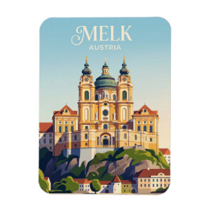 Stift Melk Österreich Magnet