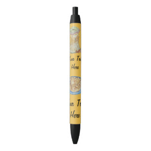 Stift mit Apfelkern, Apfelkuchen und niedlichem Ma