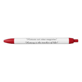 Stift mit lateinischem Sprichwort (Geschichte ist