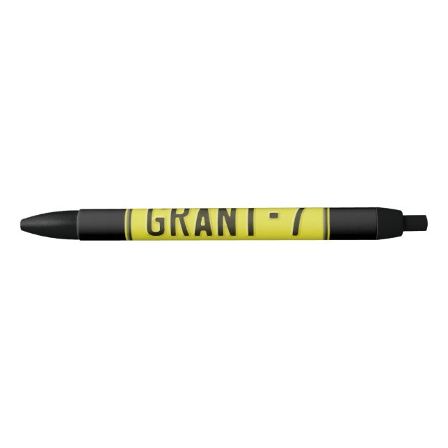 Stift-schwarze Tinte Grants 7 Kugelschreiber (Vorderseite)