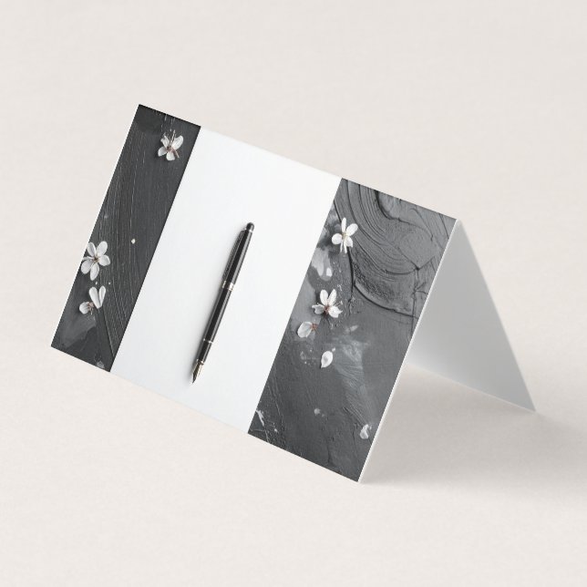 Stift und Papier Visitenkarten (Vorderseite)