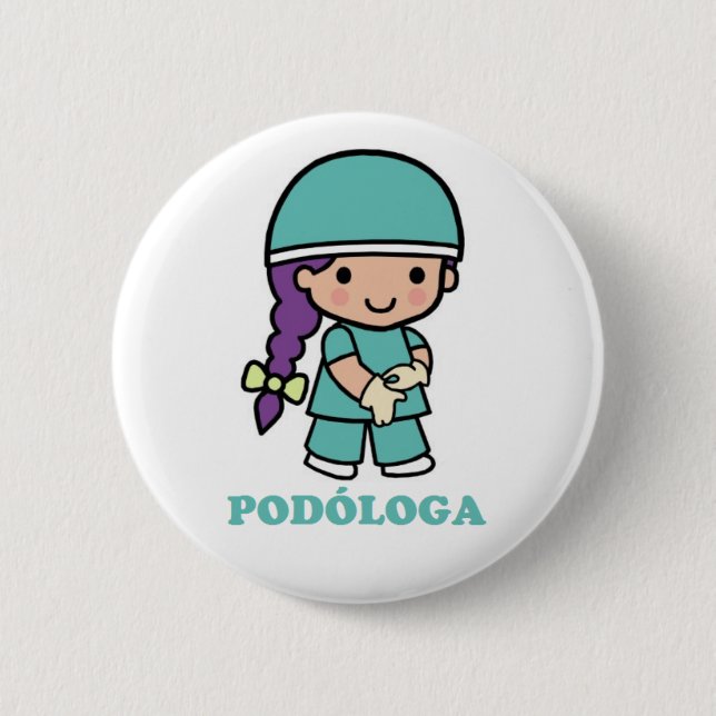 Stift von Podóloga Button (Vorderseite)