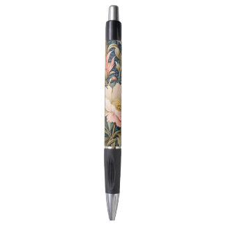 Stifte - Art Nouveau Rosa Blumenmuster Kugelschreiber