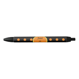 Stifte für Trick oder Treat (schwarz & orange) Kugelschreiber
