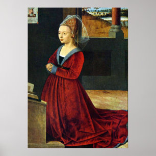 Stifterin Detail - Petrus Christus - c1460 Poster