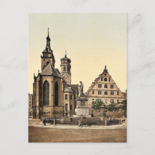 Stiftkirche, Stuttgart, Württemberg, Deutschland s Postkarte