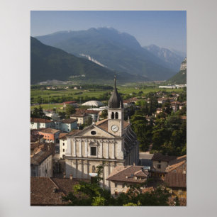 Stiftskirche am Morgen, Arco, Trentino Poster
