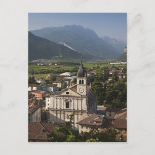 Stiftskirche am Morgen, Arco, Trentino Postkarte