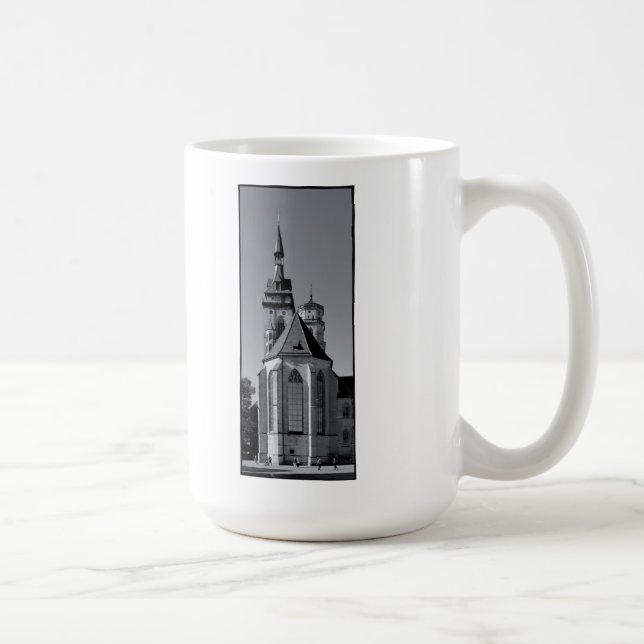 Stiftskirche Stuttgart Deutschland Tasse (Rechts)