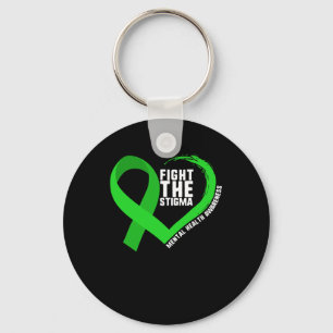 Stigma Mental Health Awareness Depression Anxi Schlüsselanhänger