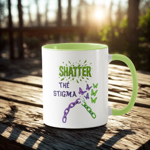 Stigma zerschlagen - Tasse psychische Gesundheit
