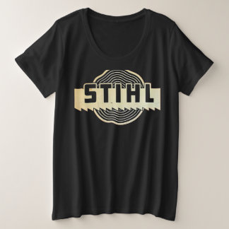 Stihl Chainsaw Mens Cou Top Sports Coton Round