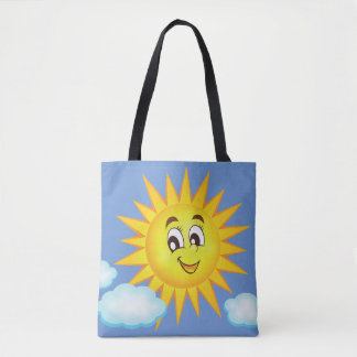 Stil: All-Over-Print Tote Bag, Mittel Tasche
