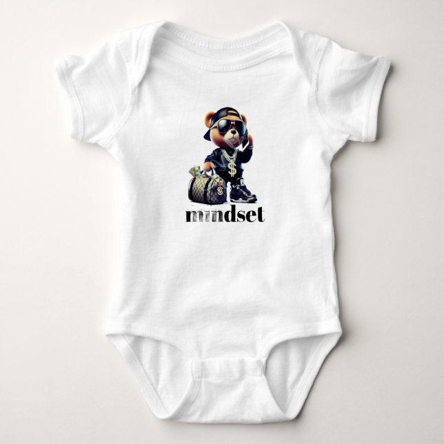 Stil: Baby Jersey Bodysuit Strampler (Vorderseite)
