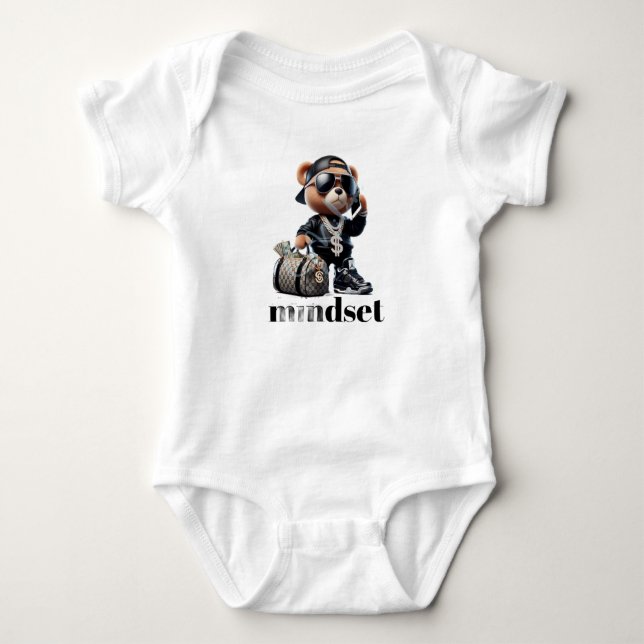 Stil: Baby Jersey Bodysuit Strampler (Vorderseite)