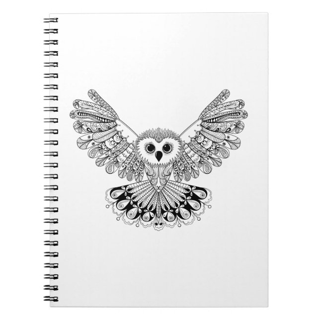 Stil Black Owl Notizblock (Vorderseite)