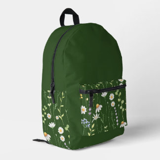 Stil blühen - floraler Multiprint-Backpack Bedruckter Rucksack