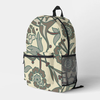 Stil blühen - floraler Multiprint-Backpack Bedruckter Rucksack