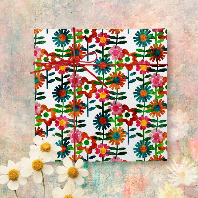 Stil-Blume der 1970er Jahre Seidenpapier (Von Creator hochgeladen)