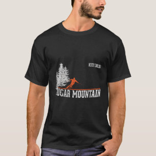 Stil der 1980er Jahre Zucker Berg Nc Skiing T-Shirt