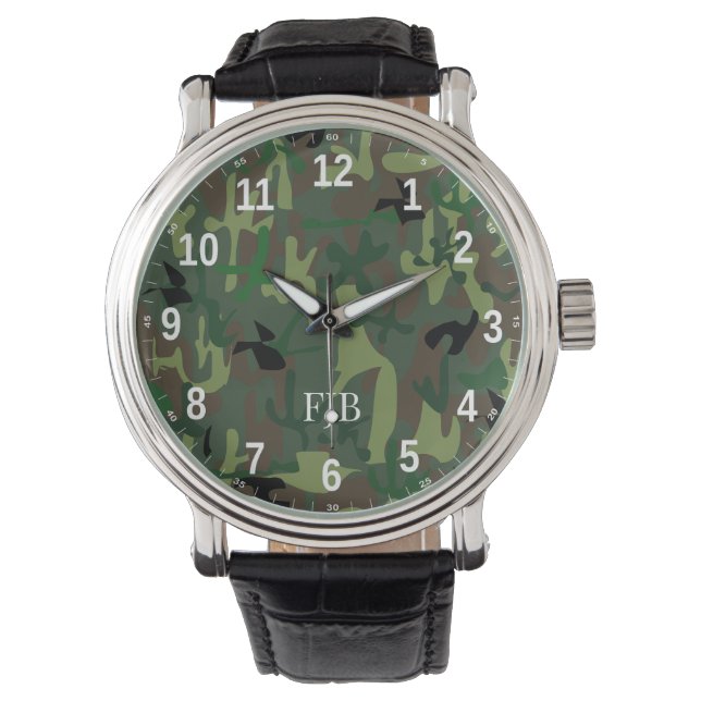 Stil der eWatch-CAMOUFLAGE Armbanduhr (Vorderseite)