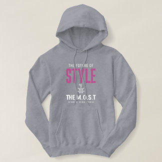 Stil: Erwachsener Pullover Hoodie (Grau Vivid)