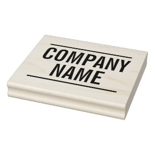 Stil - Firmenname - Unternehmen/Unternehmen Gummistempel