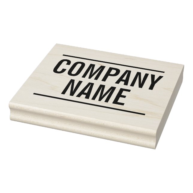 Stil - Firmenname - Unternehmen/Unternehmen Gummistempel (Stempel)