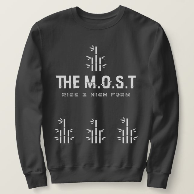 Stil: Herren Basic Sweatshirt (Dunkelgrau) (Design vorne)