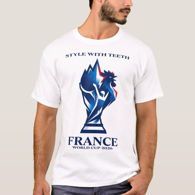 Stil Mit Zähnen T-Shirt (Vorderseite)