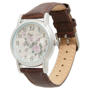 Stil: Muskelkräuterstange von Frauen/Blume Armbanduhr