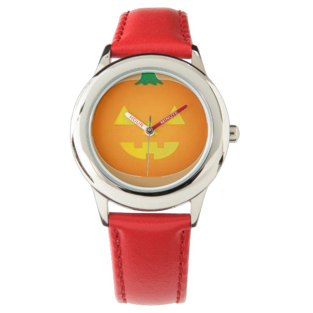 Stil: Roter Glitzer von Kid Armbanduhr (Vorderseite)