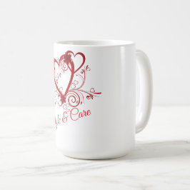 Stil und Betreuung Kaffeetasse