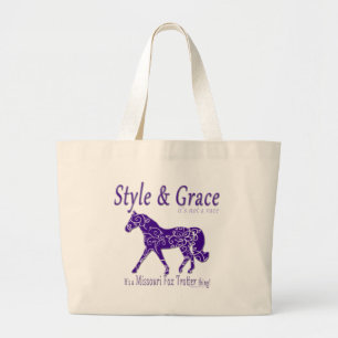 Stil und Grace Missouri Fox Trotter Thing Jumbo Stoffbeutel