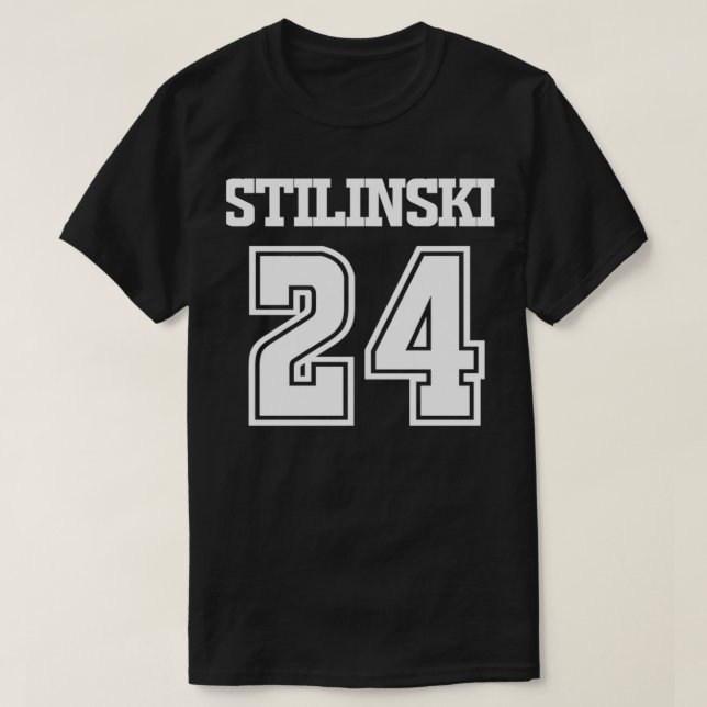 Stiles Stilinski Lacrosse Jersey Zurück 1 T-Shirt (Design vorne)