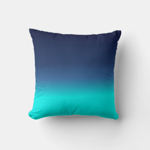 Stiles Turquoise Grün Blau Minimalistisches Kissen