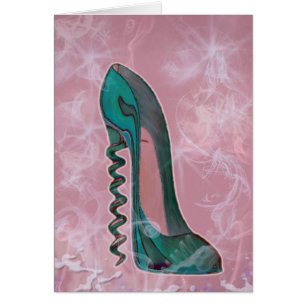 Stilett-Schuh-moderne Kunst