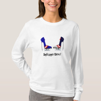Stilett-Schüssel-kundenspezifisches T-Shirt