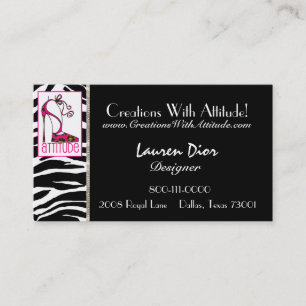 Stiletto Designer Business Cards Visitenkarte